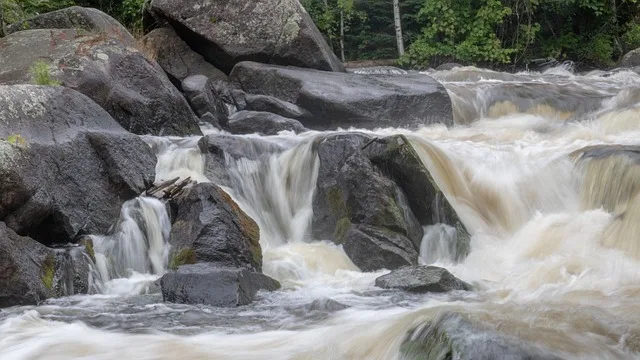 A breathtaking view of the waterfalls near Eagle River WI, hidden gems worth exploring